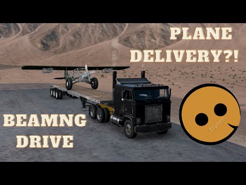 Trucking Across the Skies: Delivering a Plane in BeamNG.drive!