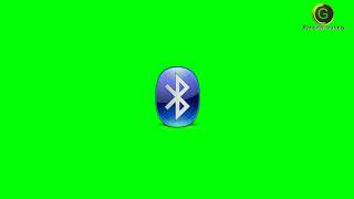 Swinging Bluetooth Logo Green Screen Hd