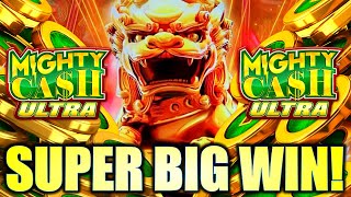 ★SUPER BIG WIN!! GOT THE ULTRA FEATURE!★ LION CHARGE MIGHTY CASH ULTRA Slot Machine (Aristocrat)