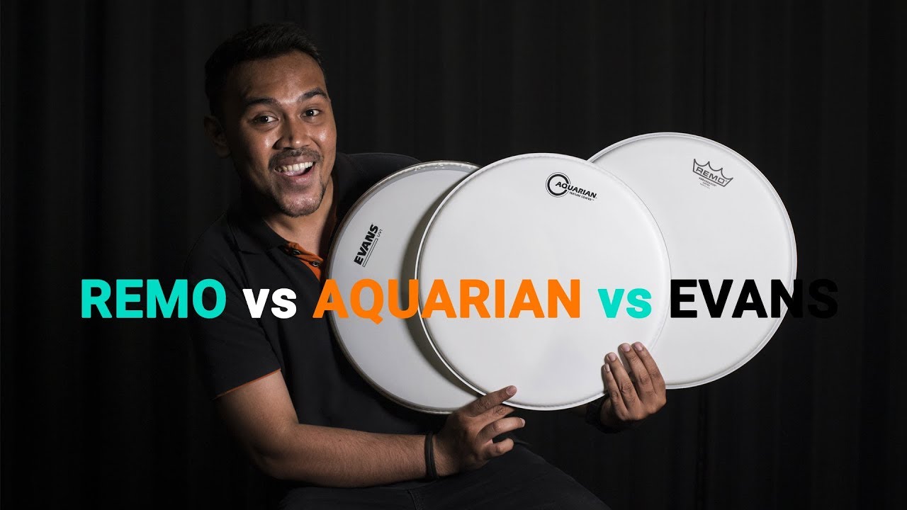 DRUMPEDIA EPS. 09 REMO vs AQUARIAN vs EVANS, mana paling enak??! (English Subtitle) YouTube