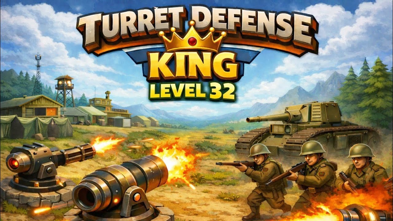 Turret Defense King level 32 walkthrough 