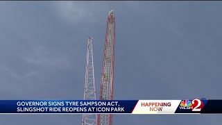 Orlando Slingshot Ride Reopens At Icon Park