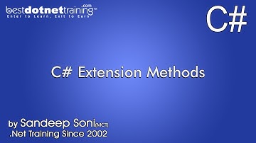C# tutorial for beginners - Learn Extension Methods in C#