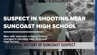 Man with extensive criminal history charged in shooting near Suncoast High School