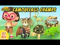 Camouflage Champs Minisode Compilation - Leo the Wildlife Ranger | Animation | For Kids