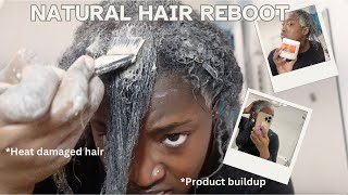 AZTEC INDIAN CLAY MASK ON THIN 4B HAIR: DETOXING HEAT-DAMAGED HAIR &amp; REFRESHING CURLS