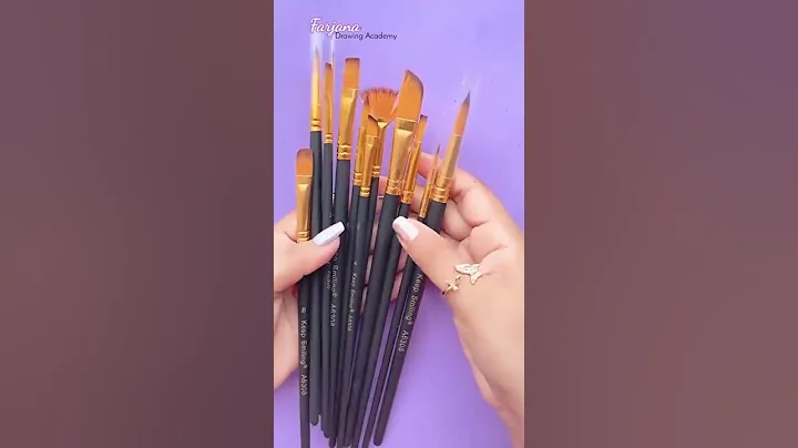 My painting brush set and how I use these #Shorts - DayDayNews