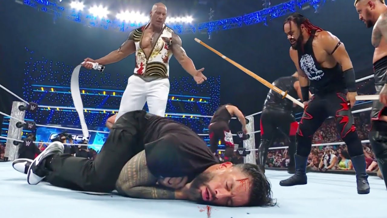 WWE 21 February 2025 The Rock Vs Roman Reigns Vs Jacob Fatu Vs Bloodline Vs All Raw SmackDown