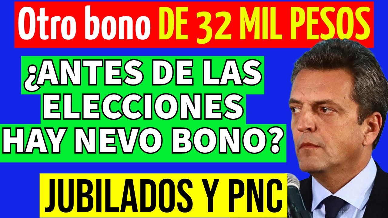 💥Nuevo BONO de 32 MIL pesos Para los Jubilados Y Pensionados de Anses ...