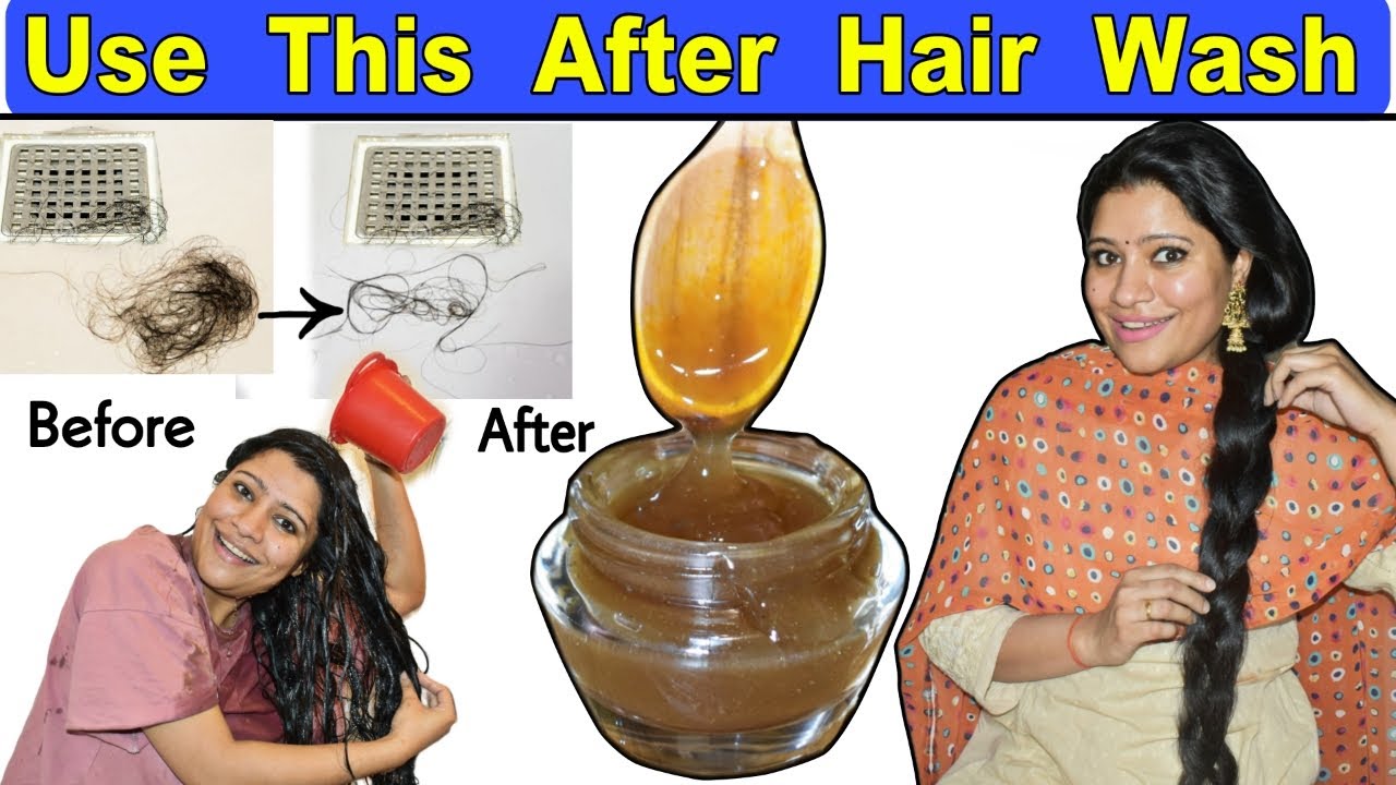 Use This After Hair Wash To Stop Hair Loss During Hair Wash & Oiling