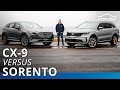 Kia Sorento GT-Line v Mazda CX-9 Azami 2020 Comparison Test | carsales