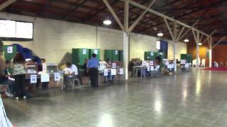 Votación municipales 2012  Colegio Antonio de Hermida Fabres en  Peñalolen