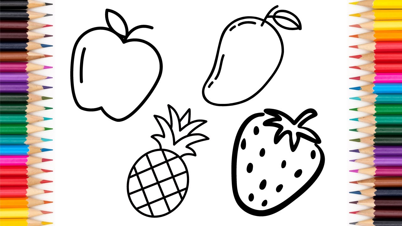 "Fun Fruit Drawing for Kids: Learn to Sketch Apples and 5 Other Fruity Favorites!"