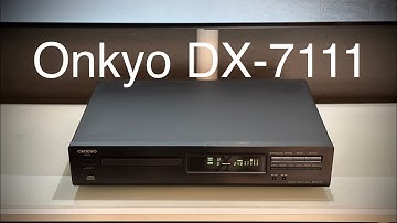 Onkyo DX-7111 cd player inside Test