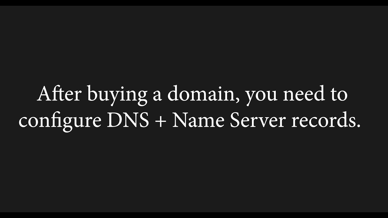 How to Configure Name Server Records - Part 2 of Setting up a New ...
