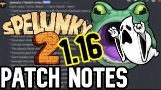 Spelunky 2 Patch Notes - More Olmec Buffs! (1.16)