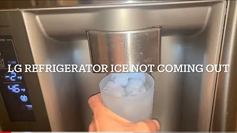 LG Refrigerator ice is always getting stuck jammed easy fix Review