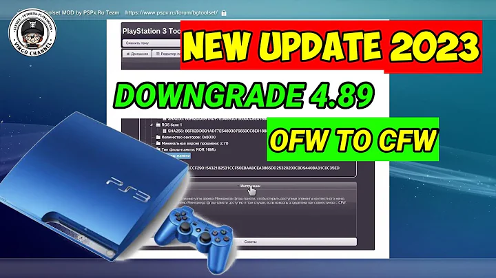 UPDATE 2023 || Downgrade Ps3 4.89 OFW to CFW @VirgoChannel