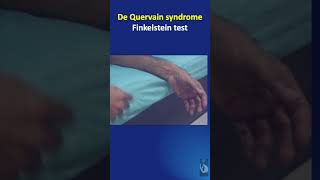 Shorts #65: The Finkelstein test for de Quervain tenosynovitis or syndrome - how it is done