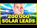 Landing a 200000 lead per month solar client 