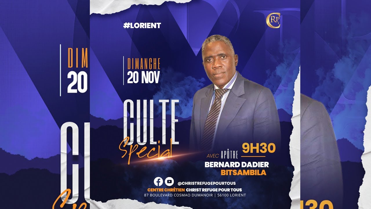 Apôtre Dadier Bitsambila - Le but de ton règne sur terre - YouTube