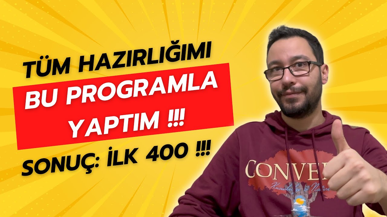 7 AYDA DERECE YAPTIRACAK ÇALIŞMA PROGRAMI !!!
