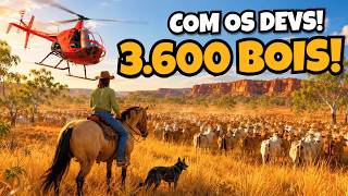 ¡Jugamos con los CREADORES de Pasture! ¡3,600 VACAS contra 5 PERSONAS! screenshot 5