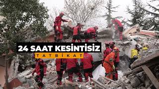 Afetlere Hazırız 24 Saatlik Kapsamlı Tatbikat Başarıyla Tamamlandı