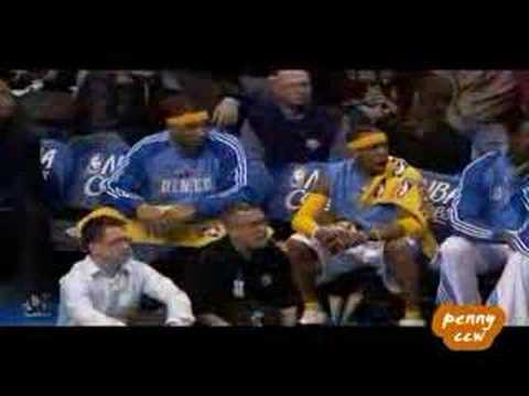 Allen Iverson 18pts Melo career high 49pts vs Wizards 07/08