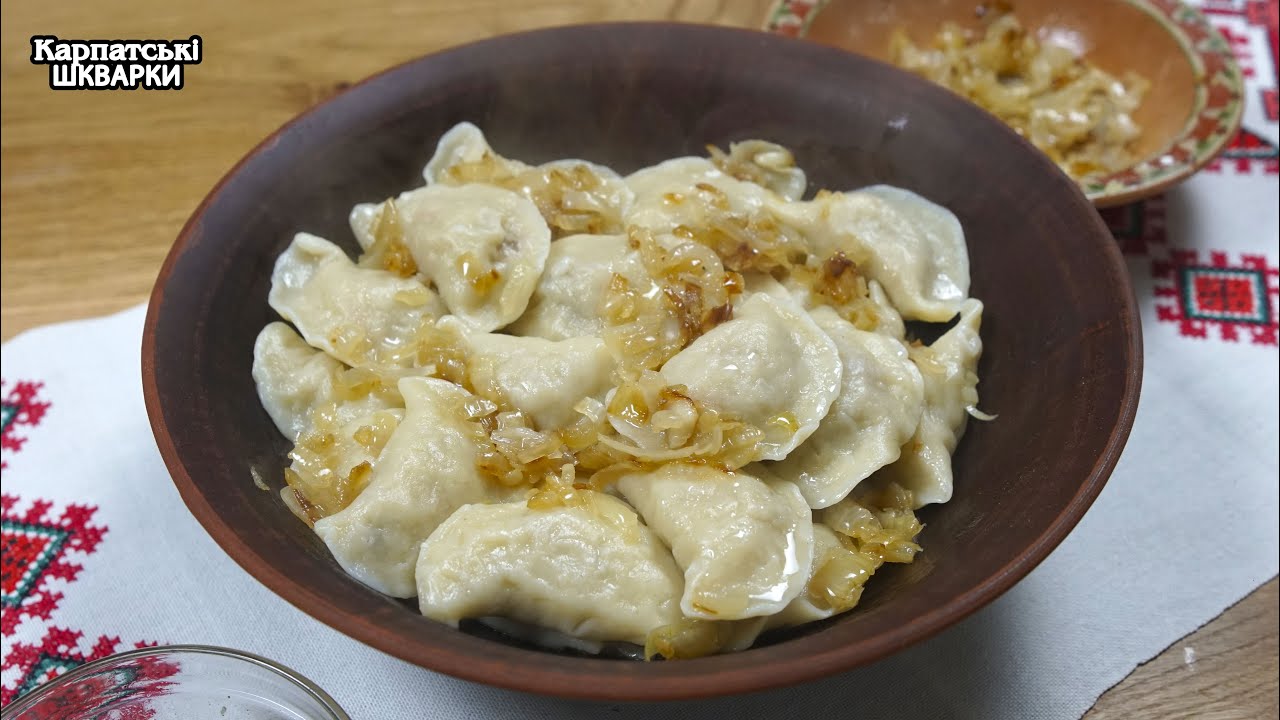ВАРЕНИКИ З КАПУСТОЮ 🥟 СЛУХНЯНЕ ТІСТО, ЗОЛОТИСТА ЦИБУЛЯ, ЧАСНИКОВА ЗАПРАВКА