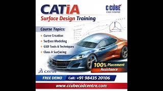 CATIA Surface Design Training in Erode   | Mechanical CAD Course | 100% Placement Assistance
