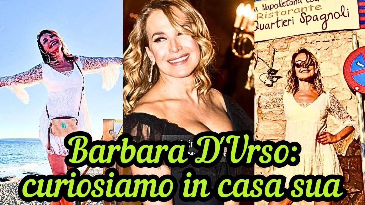 BARBARA D'URSO spalanca le porte di casa....e noi sbirciamo dentro! 🏠🕵️