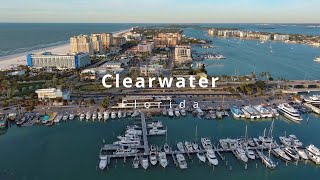 Clearwater Beach, Florida  4K Drone Video