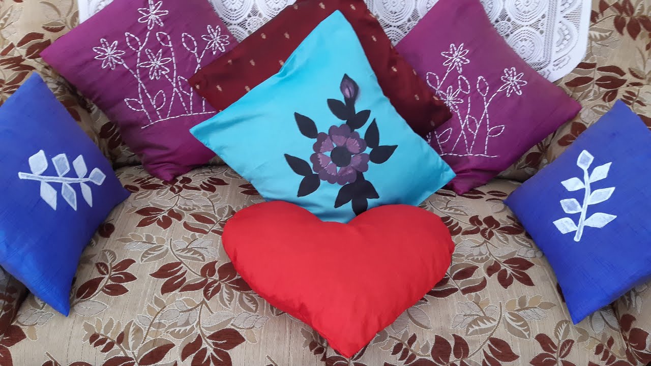5 Creative Home Made Cushions IdeasDIY old cloth Reuse Hacks YouTube
