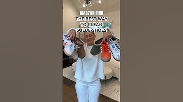 Best way to clean suede shoes (I love for my uggs + sambas) #cleaninghacks #sneakercleaning #clean