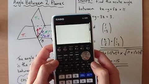 Vectors - Angle between two Planes and a Line and Plane