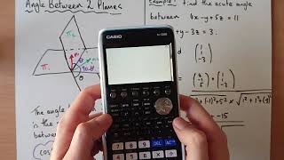 Vectors - Angle between two Planes and a Line and Plane
