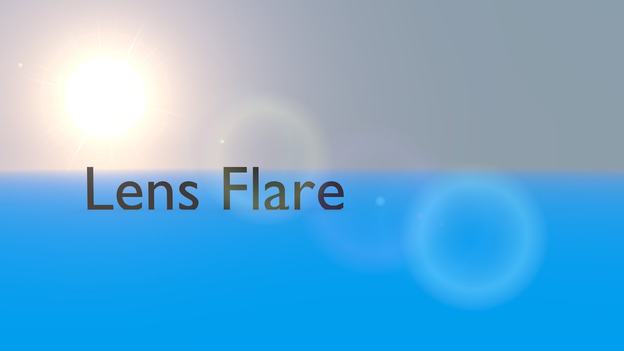 Blender Tutorial Lens Flare (Deutsch/German) - YouTube