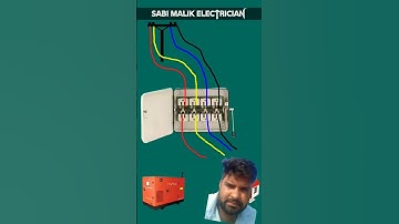 3 Phase Changeover Connection |GeneratorWiring Connection #changeover#generator#shorts#short