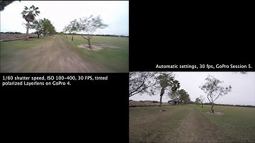 GoPro settings comparison - ND filters