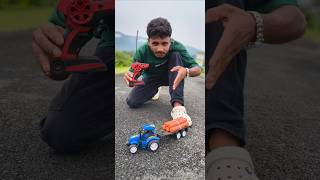 RC Tractor Trolley Unboxing 🚜🔥 Mini Farming Truck Test