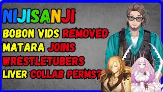 Nijisanji removes bonnivier videos, Matara joins Wrestletuber