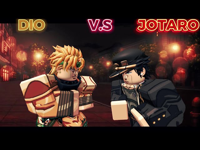 Roblox - Jojo Poses Simulator - Jotaro vs Dio [Part 1] Encounter