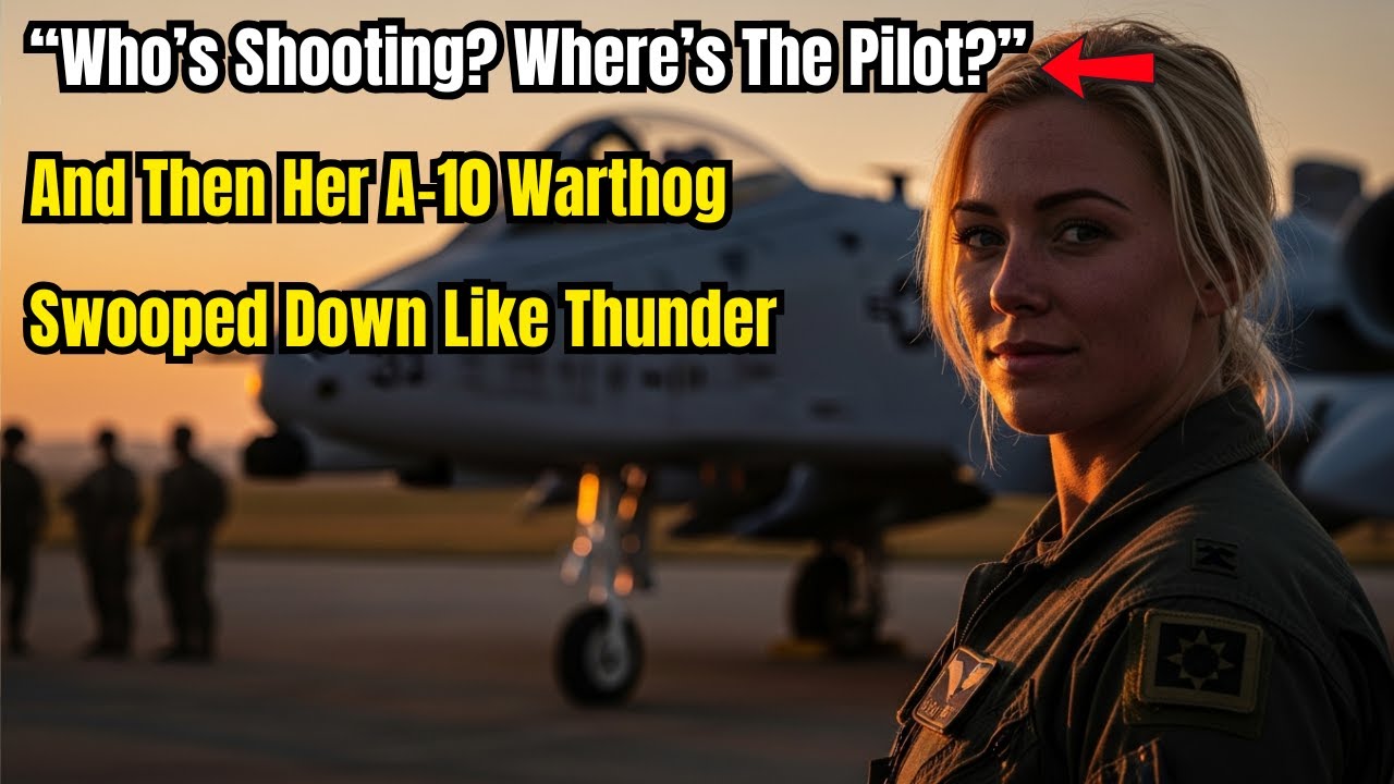 “Who’s Shooting? Where’s The Pilot?” — And Then Her A-10 Warthog Swooped Down Like Thunder