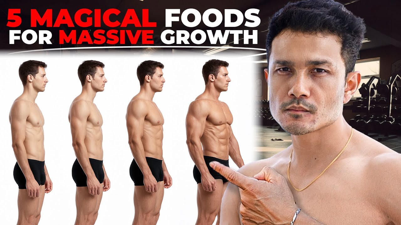 5 TOP FOODS For Fast Gaining 🍚🥛 | Quick Muscle Weight Gain Diet