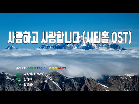 [은성 반주기] 사랑하고사랑합니다(시티홀OST) - 박상우(PSW)