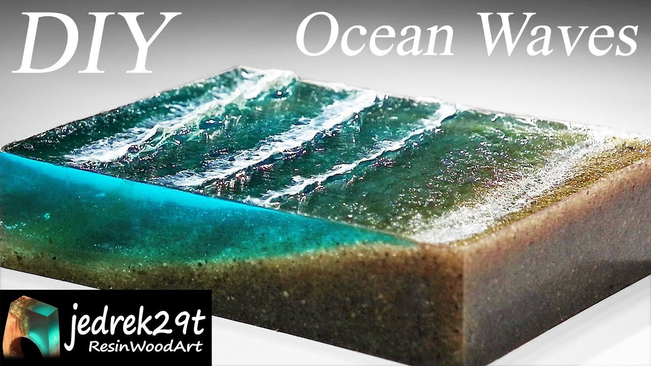 How To Make Ocean Waves With Resin Ocean Waves 🌊 from Resin. Diorama DIY / RESIN ART - YouTube