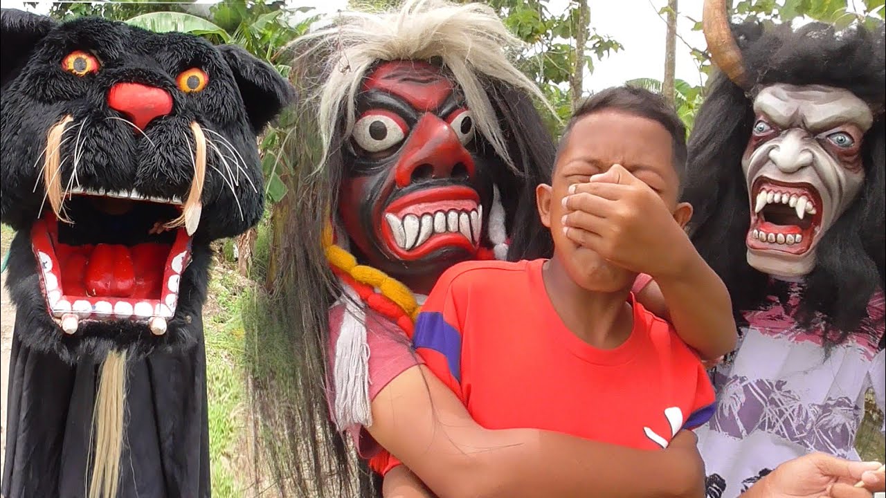 Barongan jenggoten marah melawan setanan