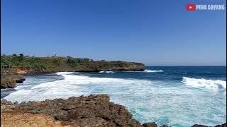 ajakan dari ibu temanku || pemandangan laut dengan ombak yang besar
