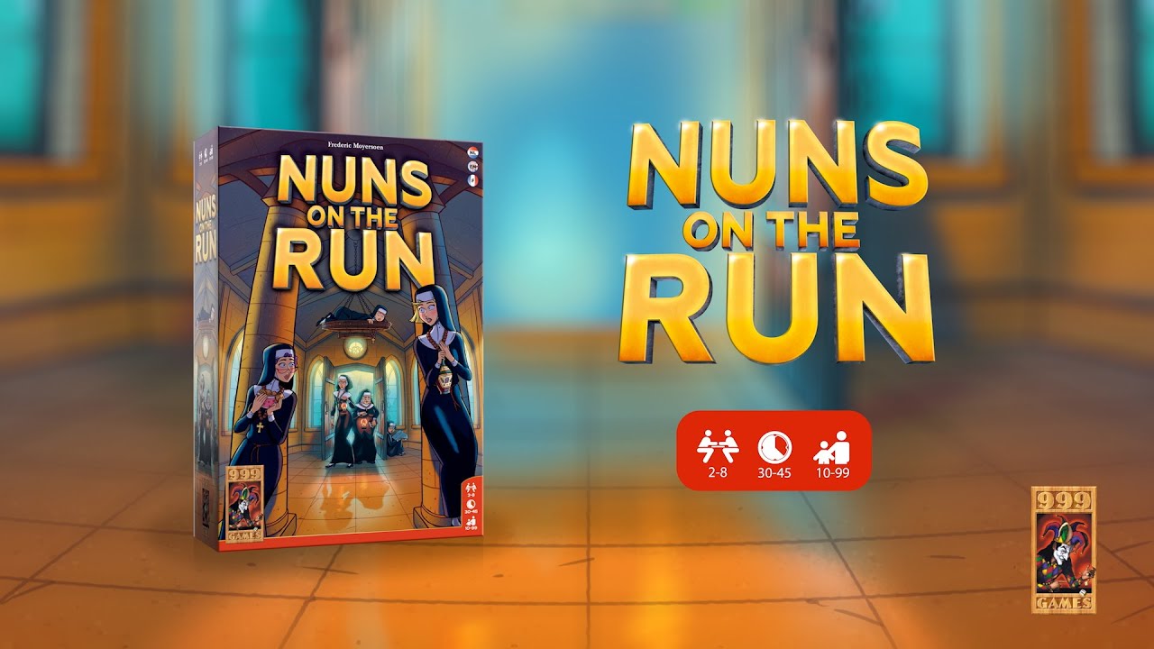 Nuns on the Run (Trailer) - Verstoppertje het bordspel - 999 Games